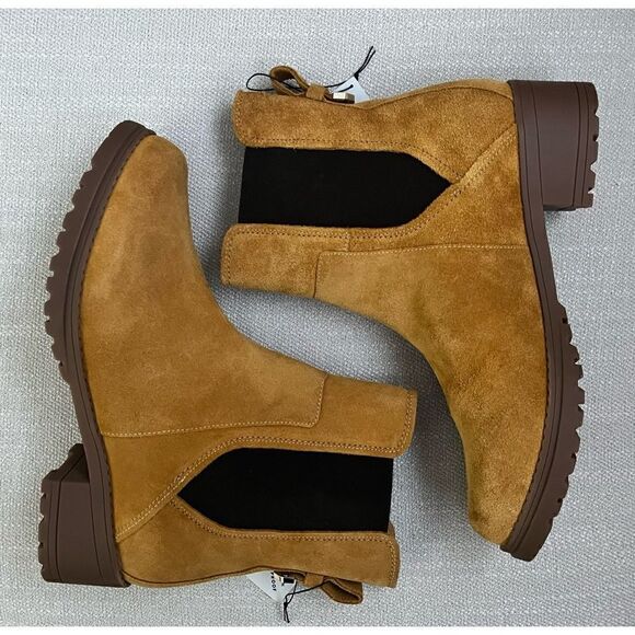 Cole Haan Women’s Camea Suede Chelsea Boots- Tan, SZ 9 - Picture 1 of 9